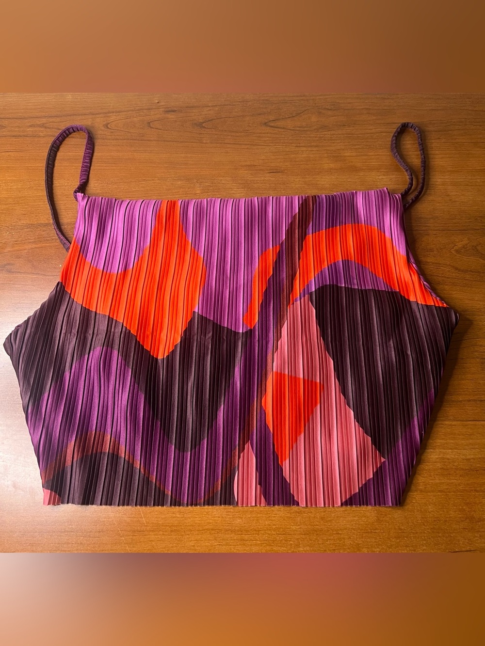 NWT PLT Multi-color Strappy Cowl Neck Top (Plus Size 22)